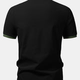 Velira Polo Kontrastingas Raglan Rankovė Polo