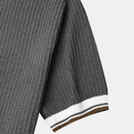 Velira Polo Kontrasto Apdailos Megztinis Polo Marškiniai