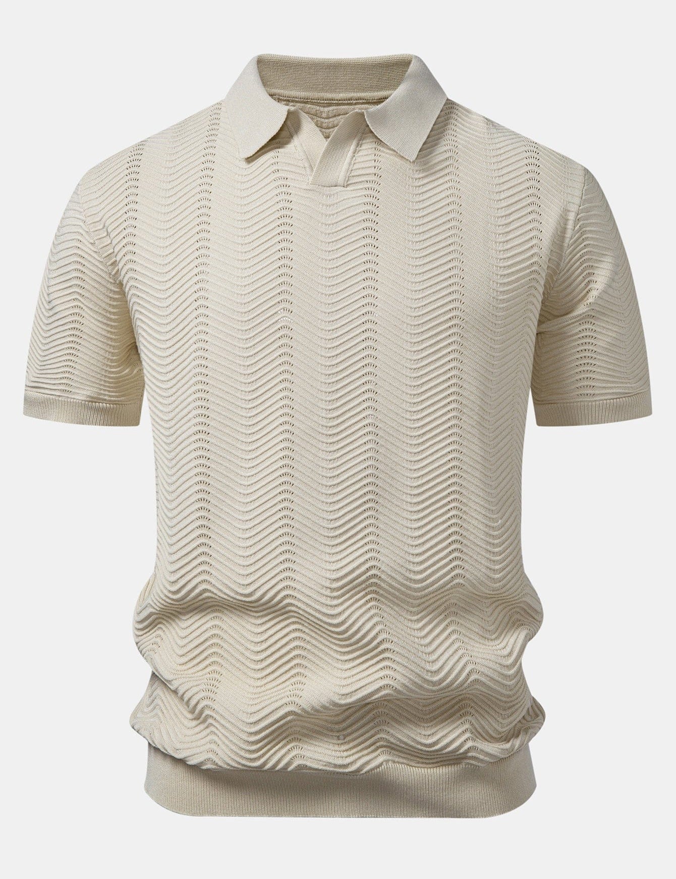 Velira Polo smėlinė / XS Banga Johnny Apykaklės Megztas Polo