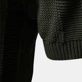 Velira Polo Stripe Hollow Knit V Neck Polo Marškiniai