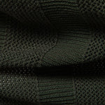 Velira Polo Stripe Hollow Knit V Neck Polo Marškiniai