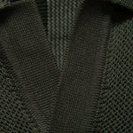 Velira Polo Stripe Hollow Knit V Neck Polo Marškiniai