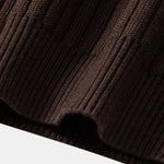Velira Polo Stripe Zip Knit Ribbed Polo Marškiniai