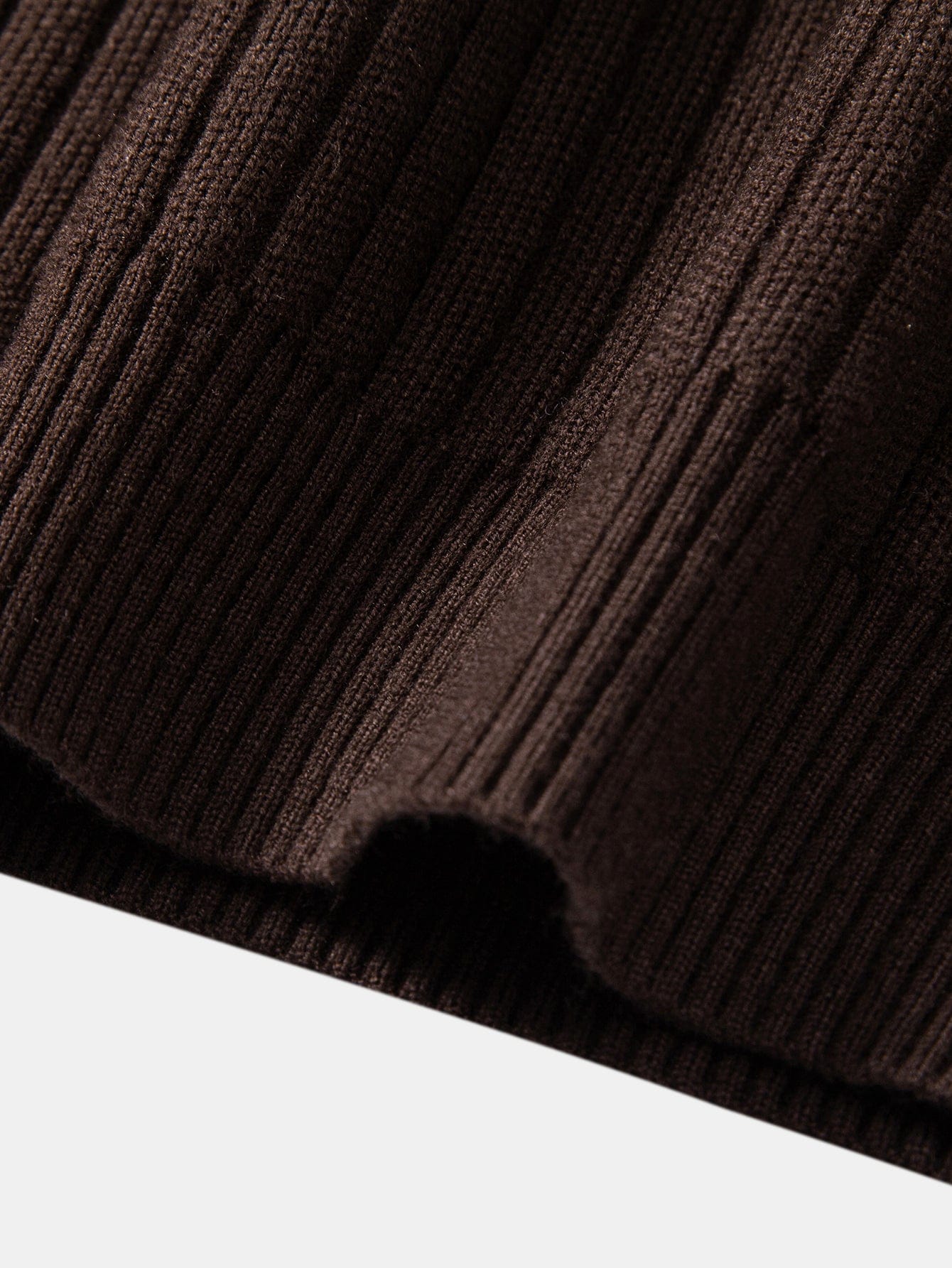Velira Polo Stripe Zip Knit Ribbed Polo Marškiniai