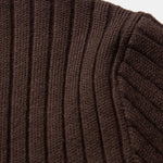 Velira Polo Stripe Zip Knit Ribbed Polo Marškiniai