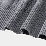 Velira Polo Sukimo Jacquard Megztinis su Užtrauktuku Polo Marškiniai