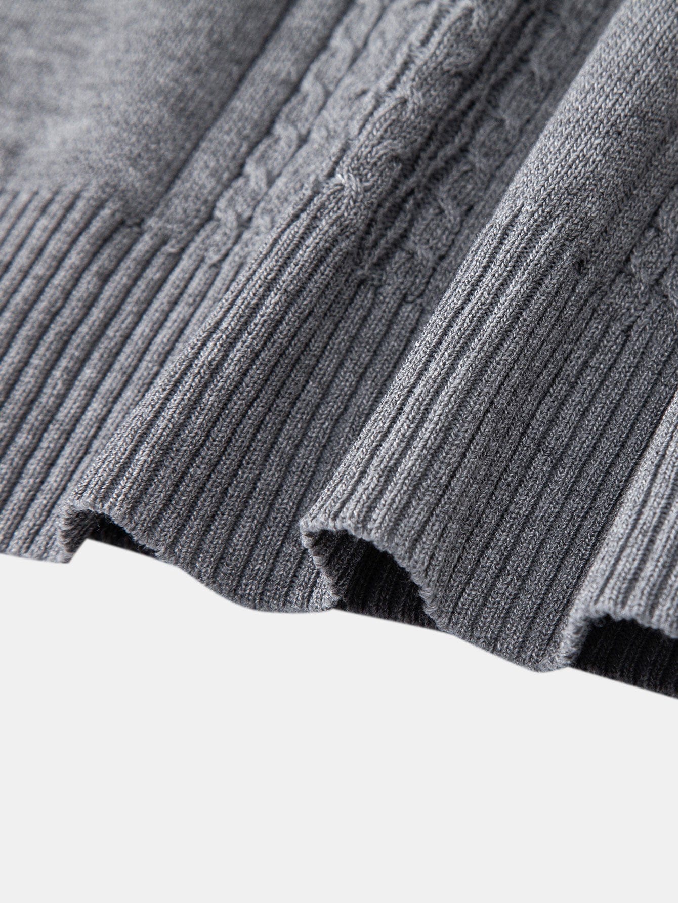 Velira Polo Sukimo Jacquard Megztinis su Užtrauktuku Polo Marškiniai