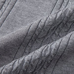 Velira Polo Sukimo Jacquard Megztinis su Užtrauktuku Polo Marškiniai