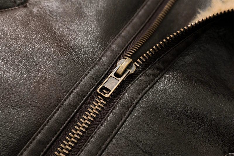 Velira Rio | Faux Shearling Leather Jacket Rio | Dirbtinio kailio odinė striukė