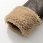 Velira Rio | Faux Shearling Leather Jacket Rio | Dirbtinio kailio odinė striukė