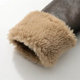 Velira Rio | Faux Shearling Leather Jacket Rio | Dirbtinio kailio odinė striukė