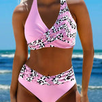 Velira Rožinė / S Sol™ | bikini su kryžminėmis juostelėmis