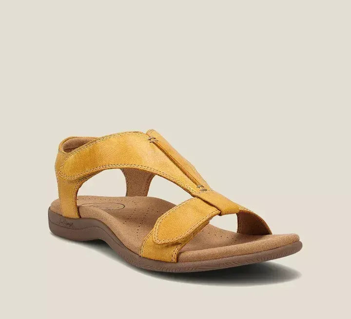 Velira Sandals Geltona / 4 (EU35) Charlotte - Elegantiški ortopediniai sandalai