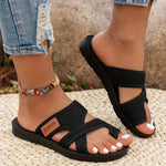 Velira Sandals Juoda / 5  (EU36) Caroline - Ortopedinės Hallux Valgus korekcinės šlepetės