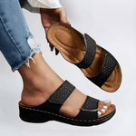 Velira Sandals Juoda / 5 (EU36) Lynn - Elegantiški Ortopediniai Šlepetės