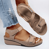 Velira Sandals Khaki / 5 (EU36) Margot - Ortopediniai Komforto Flex Sandalai