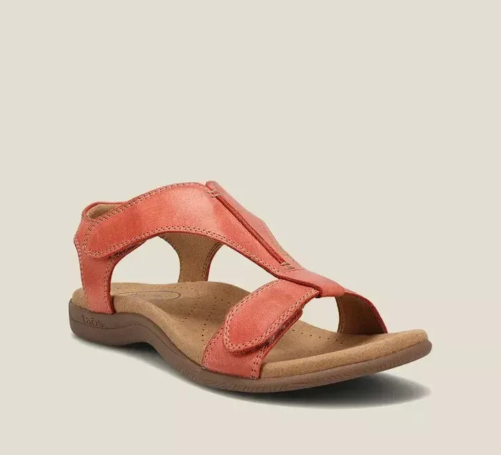 Velira Sandals Raudona / 4 (EU35) Charlotte - Elegantiški ortopediniai sandalai