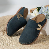Velira Shoes & Ortho (Autumn) Sandals Jūrinė mėlyna / 5  (EU 36) Marel - Stilingi Palaikantys Platforminiai Šlepetės