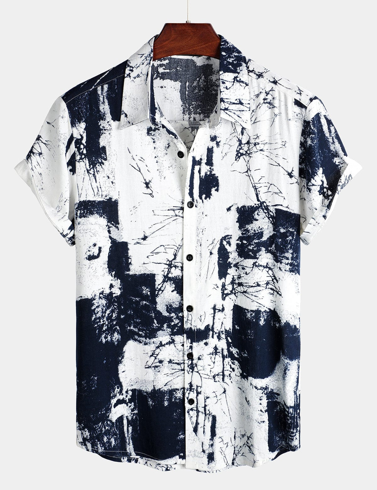 Velira short Baltas / S Vyrų vasaros marškiniai su trumpomis rankovėmis