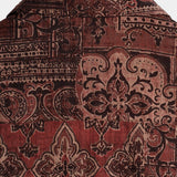 Velira short Vyrų retro atostogų 70-ųjų paisley trumpomis rankovėmis marškiniai