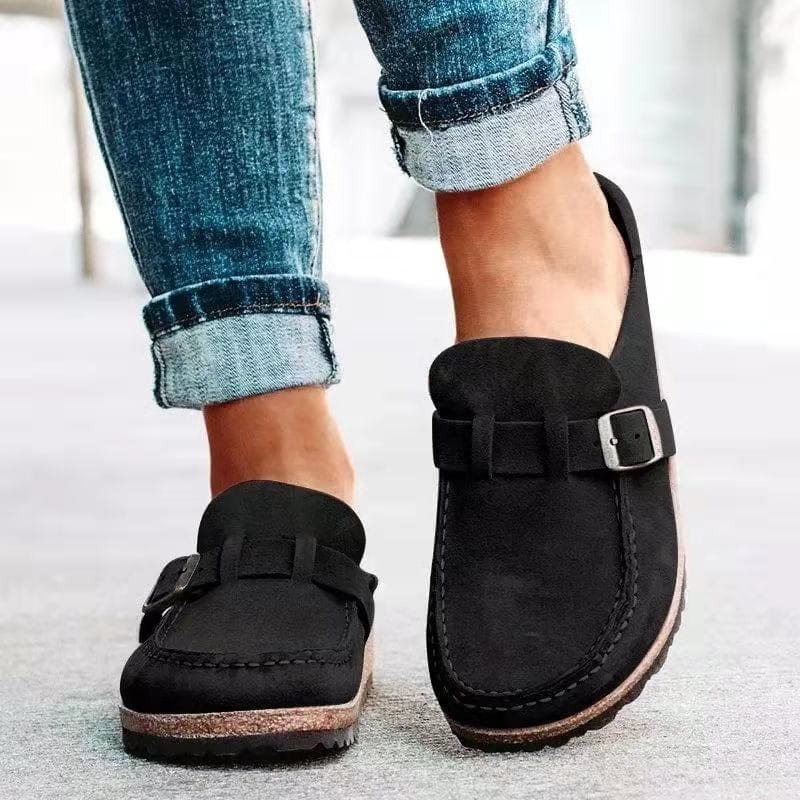 Velira Slippers Juoda / 5 (EU 36) Heidi - Išskirtiniai ortopediniai namų batai
