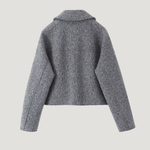Velira Sophie | Grey Cropped Jacket Sophie | Pilka Trumpa Striukė