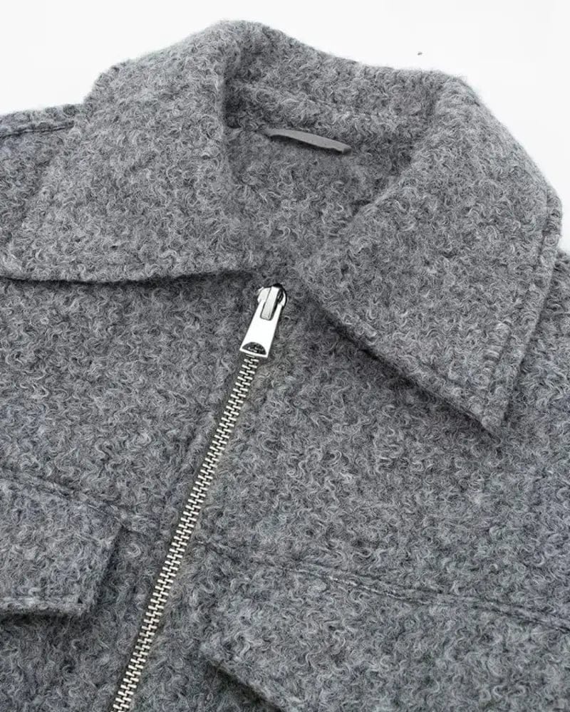 Velira Sophie | Grey Cropped Jacket Sophie | Pilka Trumpa Striukė
