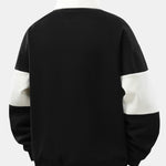Velira Sweatshirts Atsipalaidavęs Fit Spalvų Blokų Palaidinė Su Polo Apykakle