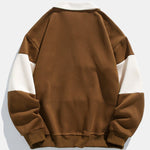 Velira Sweatshirts Atsipalaidavęs Fit Spalvų Blokų Pataisytas Polo Švarkas