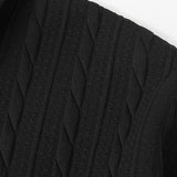Velira Sweatshirts Atsipalaidavęs Fit Sukurtas Jacquard Polo Džemperis