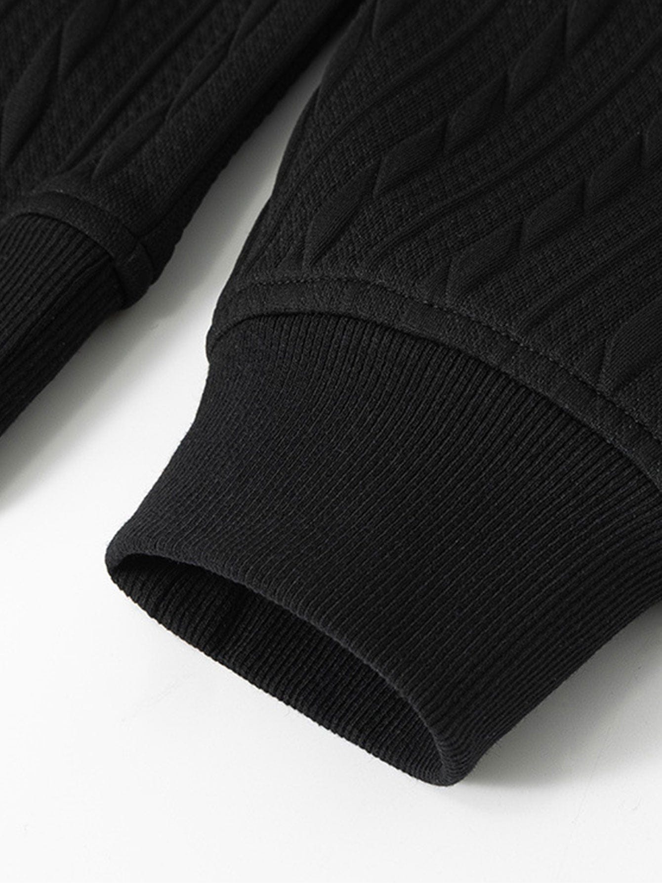Velira Sweatshirts Atsipalaidavęs Fit Sukurtas Jacquard Polo Džemperis
