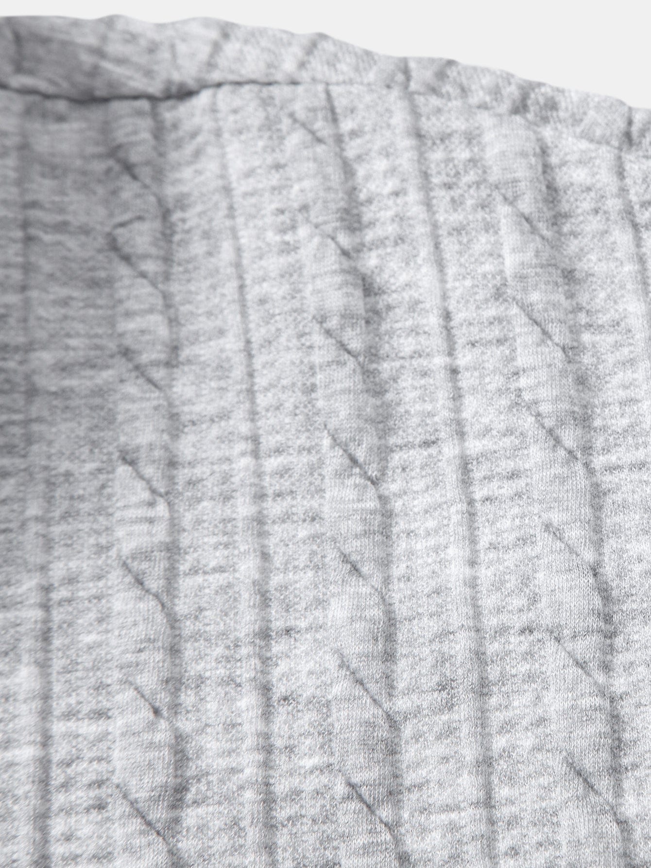 Velira Sweatshirts Atsipalaidavęs Fit Sukurtas Jacquard Polo Džemperis