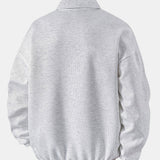Velira Sweatshirts Atsipalaidavęs Fit Wffle V formos Polo Megztinis