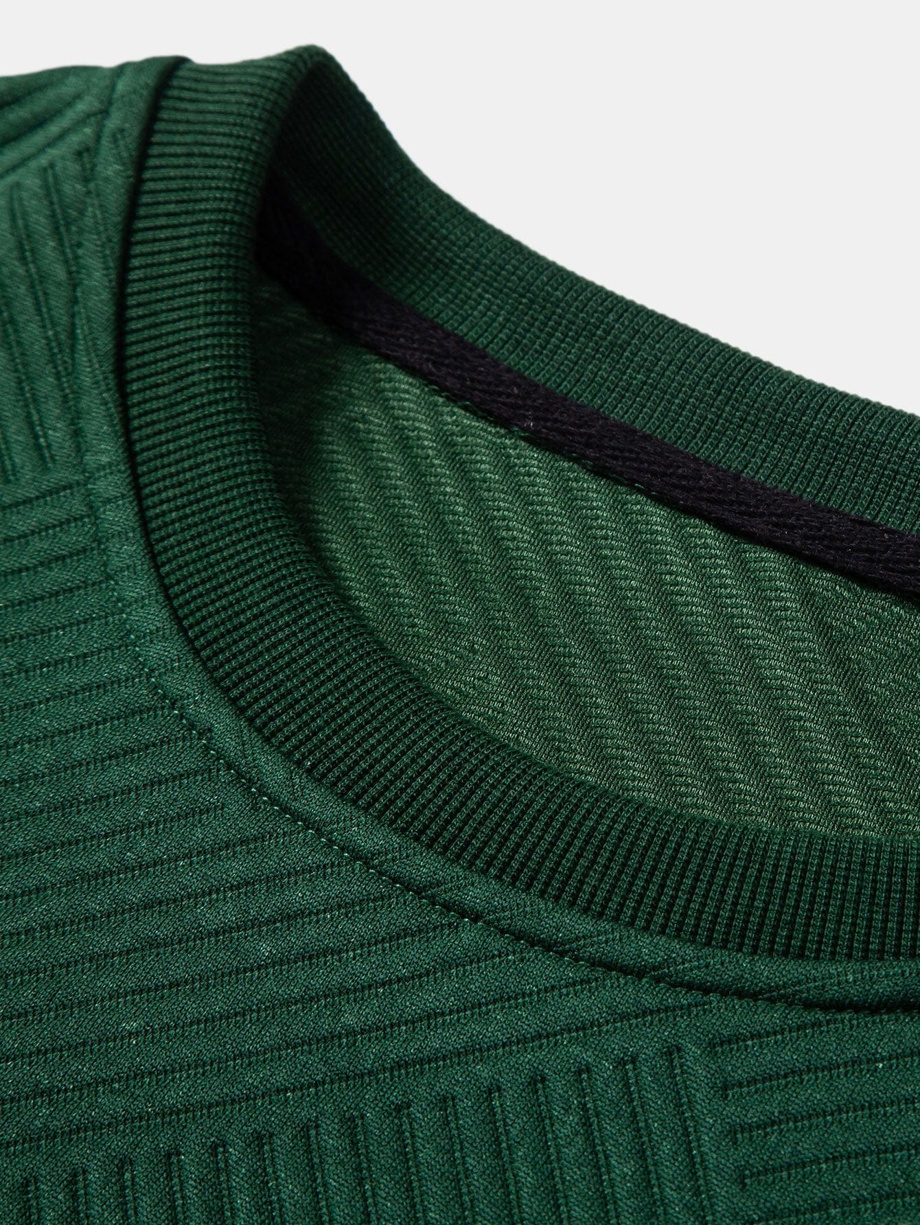 Velira Sweatshirts Atsipalaidavęs geometrinis dryžuotas džemperis