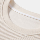 Velira Sweatshirts Atsipalaidavęs geometrinis dryžuotas džemperis