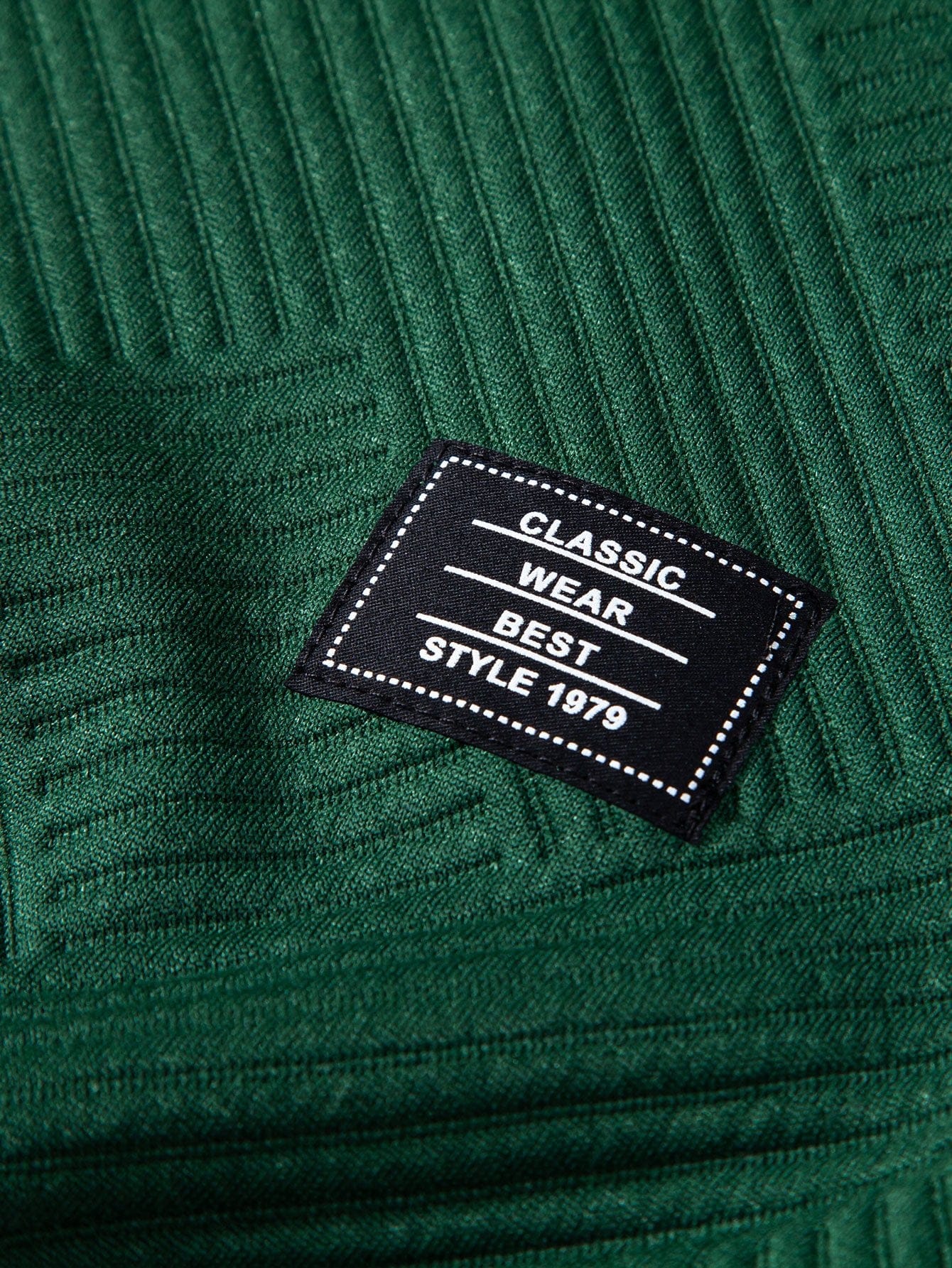 Velira Sweatshirts Atsipalaidavęs geometrinis dryžuotas džemperis
