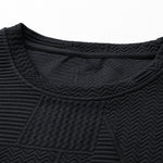 Velira Sweatshirts Atsipalaidavęs Geometrinis Žakardo Palaidinukas