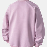 Velira Sweatshirts Atsipalaidavęs Waffle Crew Neck Megztinis