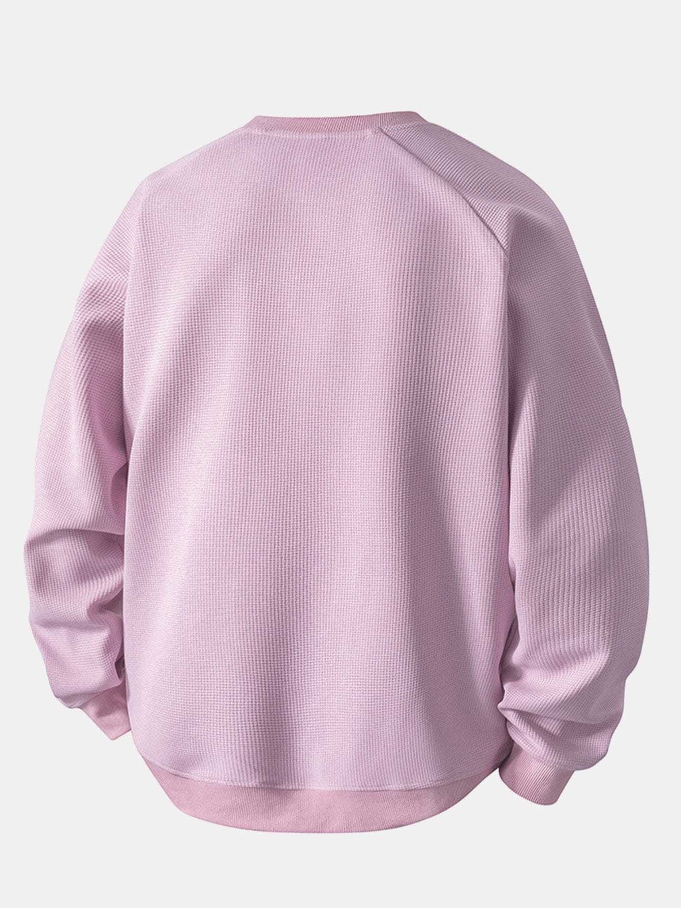 Velira Sweatshirts Atsipalaidavęs Waffle Crew Neck Megztinis