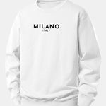 Velira Sweatshirts Balta / XS Milano spaudinys laisvas megztinis