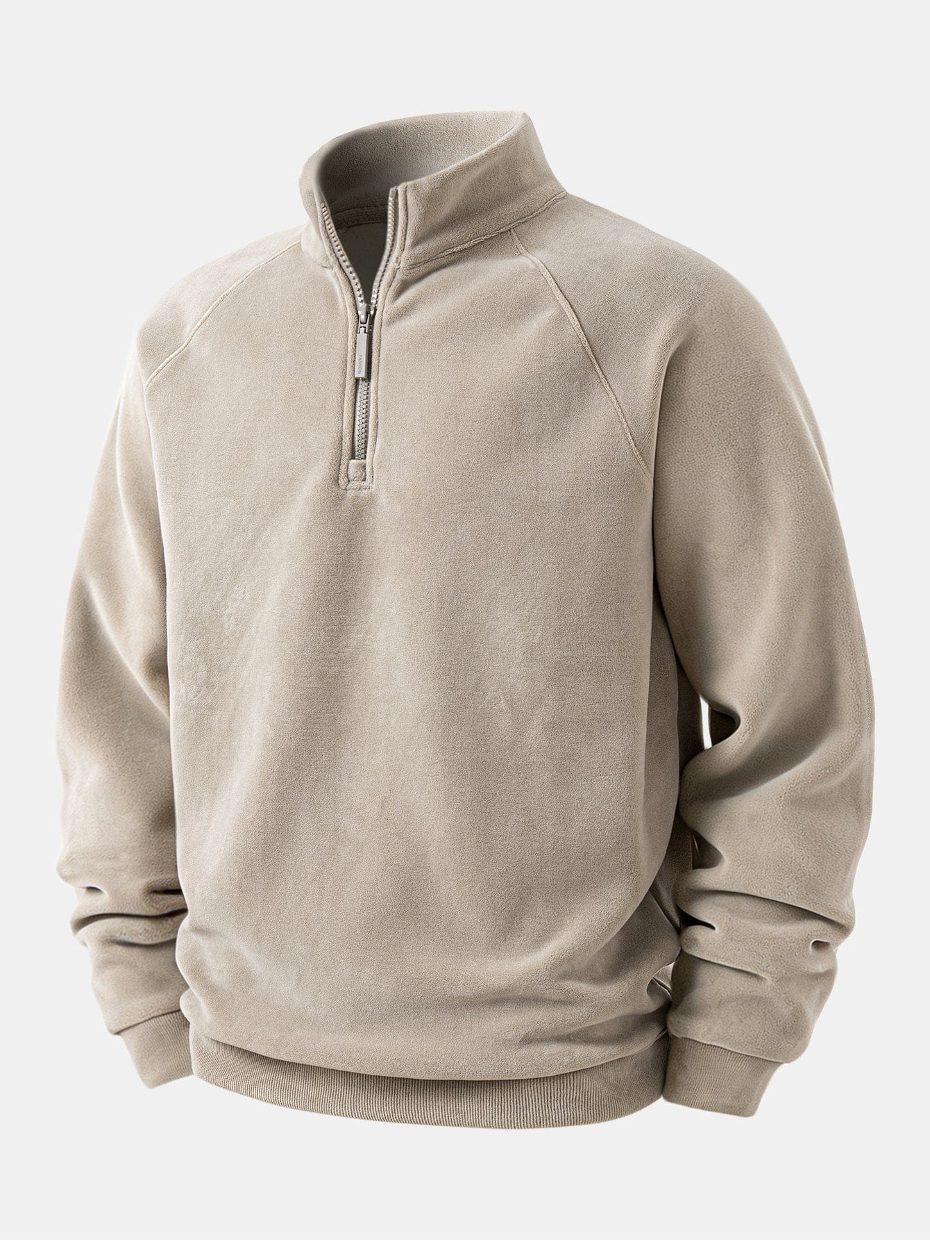 Velira Sweatshirts Bežinė / XS Polarinis Fleece Ketvirčio Užtrauktuku Megztinis