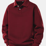 Velira Sweatshirts bordo / XS Solidus polo apykaklės megztinis