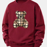 Velira Sweatshirts Bordo / XS Tikrinto Lokio Spaudas Laisvas Palaidinukas