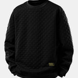 Velira Sweatshirts Juoda / S Šaškinis Jacquard Palaidinukas