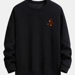 Velira Sweatshirts juoda / XS Meškiuko Spaudas Atsipalaidavęs Džemperis