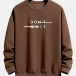 Velira Sweatshirts kava / XS Nepasiduok! Atsipalaidavęs prigludęs džemperis