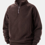 Velira Sweatshirts Kava / XS Polarinis Fleece Ketvirčio Užtrauktuku Megztinis
