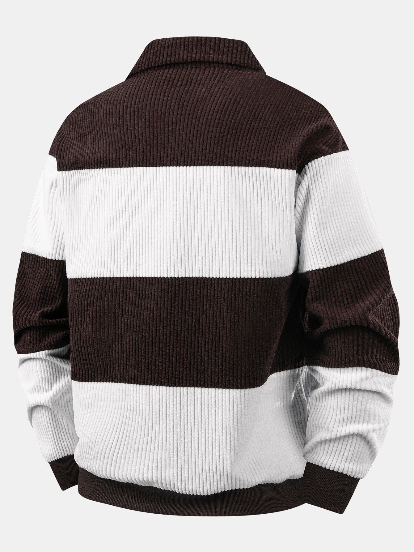 Velira Sweatshirts Kontrastinė džinsinė polo megztinė