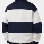 Velira Sweatshirts Laisvas Milano Spausdinimo Spalvų Blokas Polo Palaidinė