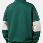 Velira Sweatshirts Palaidinė su kontrastingais spalvų akcentais ir ketvirčio užtrauktuku